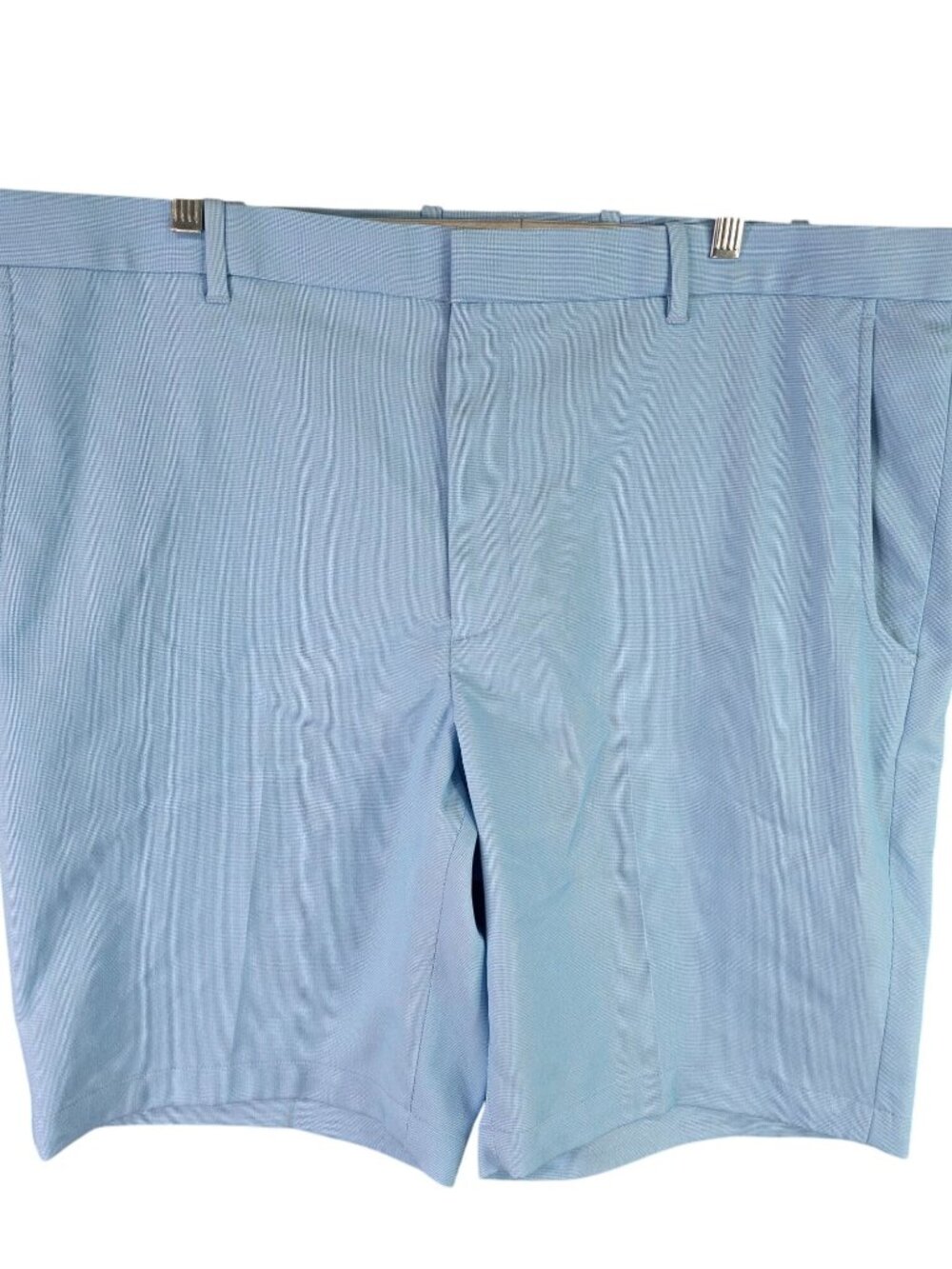 Mens Bobby Jones Blue Flat Front Chiono Golf Shorts 100% Polyester 10" Inseam 42